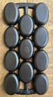 Antique Waterman Style Cast Iron Gem Pan  8 Restored