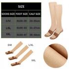 5 Pairs Copper Compression Socks 20-30mmhg Graduated Support Mens Womens S m-xxl