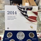 2014 Us Mint Annual Uncirculated Dollar Coin Set - 6  With Coa