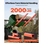 Uimoso 2000 Lbs 43  Clamp On Pallet Forks Quick Attach Tractor Forks