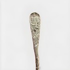 Antique Sterling Silver Albany Souvenir Spoon- 1890 s  4 5   Fishing Net
