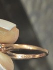 Dainty Gold Plated 925 Sterling Silver Child Ring Size 4