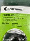 Greenlee K2bbm-0305 30 5mm Slug-buster Manual Knockout Set New In Package