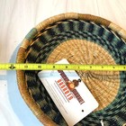 Nwt African Fair Trade Woven Market Fruit Basket Shallow One Of A Kind