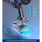 Cordless Stick Vacuum Cleaner 45kpa 550w Led Motorized Floor Brush 65mins Handhe