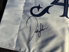 Dustin Johnson Signed 2020 Aces Liv Golf Pin Flag Winner Autographed Jsa Coa