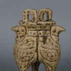 New Yue Kiln Celadon Three Crane Pattern Incense Burner Porcelain Decor Ornament