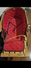 L l  Bean Kids Children Wood Pull Sled And Red Cushion Set Small Llbean - New   