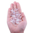 Hautoco 200pcs 12mm Clear Glass Cabochons Round Cabochons Dome Tiles For Diy    