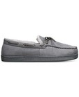 Club Room Men s Moccasin Slippers In Gray-medium 8-9