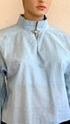 Eu42-44 Norwegian Custom Linen Bunad Shirt   Brooch From Norway Xl