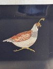 Mcm  1960s Couroc Of Monterey Wood brass Pheasant 1- Hand Inlay 6 X 7