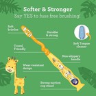 Gurunanda Kids Toothbrush 4pk Soft Bristles Suction Cup Animal Design Age 3 