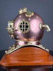 Antique Reproduction Brass Scuba Deep Diving Divers Helmet Mark V Us Navy