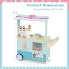 Kids Ice Cream Cart With Vending Machine   Ice Cream Maker Toys Display Stand