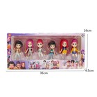 6pcs Kpop Demon Hunters Figures Set Rumi Mira Zoey Pvc Action Model Toys Gift