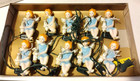 Vintage Silvestri Christmas Lights 10 Blow Mold Angel Cherubs String Clips
