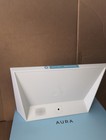 Aura Carver Mat 10 1  Digital Photo Frame  clay W  White Paper Mat  