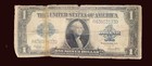 United States  1 1923 Silver Certificate Large Size Note Blue Seal Speelmanwhite