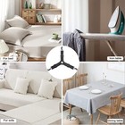 4pcs Bed Sheet Clips Suspender Straps Mattress Fastener Holder Triangle Grippers
