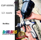 Devilbiss Dv1 1 3mm Silver olive Non-digital Basecoat Spray Gun 600ml Cup Car