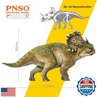 Pnso Prehistoric Dinosaur Models  40 A-qi The Sinoceratops 