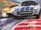 2023 Rolex Monterey Motorsports Reunion 1957 Corvette C8 r 2023 Le Mans Poster