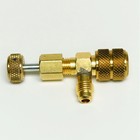 C d Valve 5 16  Male Flare Compact Thumbscrew Core Depressor Cd2080