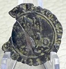 Lamb Of God Medieval Coin Kingdom Of Castile   Leon Spanish Blanca 1386-1390