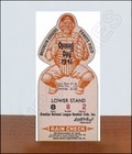 1941 Brooklyn Dodgers Opening Day Ticket Store Counter Advertising Standup Sign