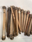 Wood Spools Bobbins Wooden Industrial 3 -8 75  Vintage Quills Mix Lot-30 