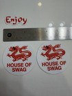 Swag Golf Stickers Lot Of 9 Rare Food Stickers