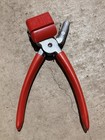 Vintage Plier   style Nut Cracker  red Handles 