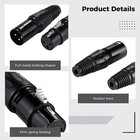 10pair Dmx Xlr 3 Pin Male female Audio Mic Snake Plug Microphone Cable Connector