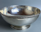 Sterling Silver  925 Mexican Made Bowl 9   Wide 4  Tall 706g Weight