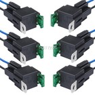12v Dc 40 30 Amp 4-pin Automotive Relay Harness Set Switch Fuse 6 Pack Us