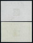 South Korea Scott 547a  548a Imperforate Cancelled To Order Souvenir Sheets
