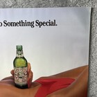 Special Export Beer Poster Vtg    1987 Here s To Something Special Bikini Girl