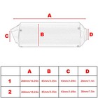 Motorcycle Exhaust Pipe With Clamp Universal 28mm 38mm For 125cc 150cc 160cc