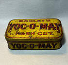 Antique Bagley   s Yoc-o-may Hash Cut Pocket Tobacco Tin Excellent Condition 