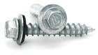  14 Hex Washer Head Roofing Screws Mechanical Galvanized   Unpainted Finish