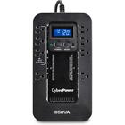 Ecologic Battery Backup Surge Protector Ups 650va 8 Outlets Compact Power Supply