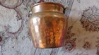 Vintage Turkish Copper Pot With Brass Handle 4  W handle 7  Made In Turkey