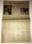 Juan Peron Dies 1974 Original Oregonian Newspaper   Isabel Takes Over Argentina