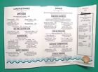 Vintage  Holiday Inn Restaurant Menu - Laminated  shell   Waves Cover 
