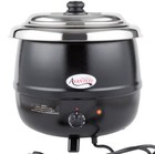 2 Pack Avantco 14 Qt Black Electric Soup Kettle Warmer Commercial Restaurant
