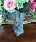 Nos Bunny Rabbit Figurine Cast Iron Rustic Garden Yard Patio Decor 4 5 