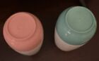 Vintage Retro Bopp-decker Vacron Blue white 5in Cups