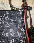 Disney Dooney   Bourke 75th Anniversary Dumbo Letter Carrier Black Crossbody 