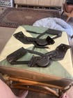 Vintage Mid Century Modern Convertible Sleeper Couch Spring Hinge Pair L r